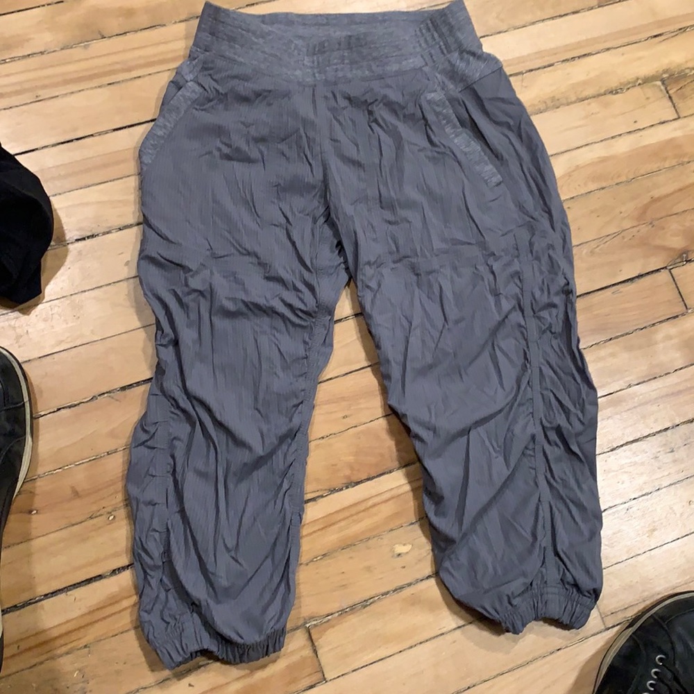 Grey athletic pants